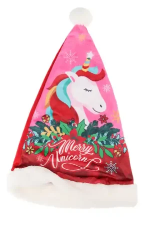 Gereduceerde Prijs Kerstmuts Eenhoorn
