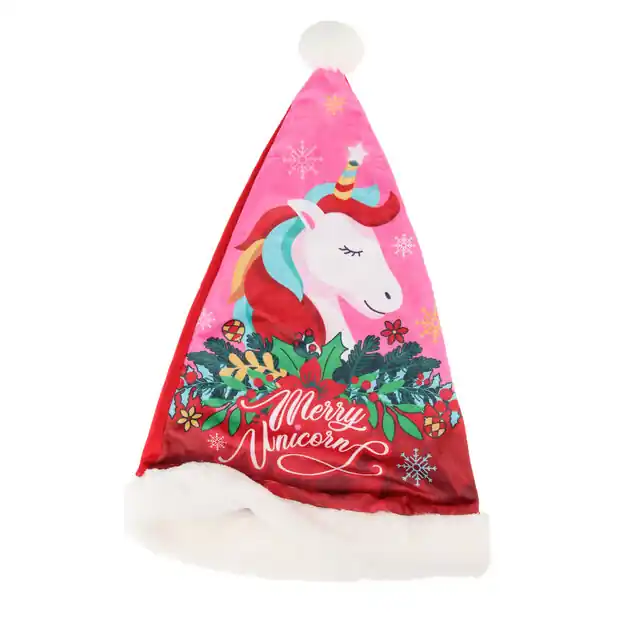 Gereduceerde Prijs Kerstmuts Eenhoorn