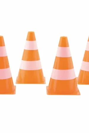 Direct Beschikbaar Sports Active Oranje Witte Pylonnen, 4st.