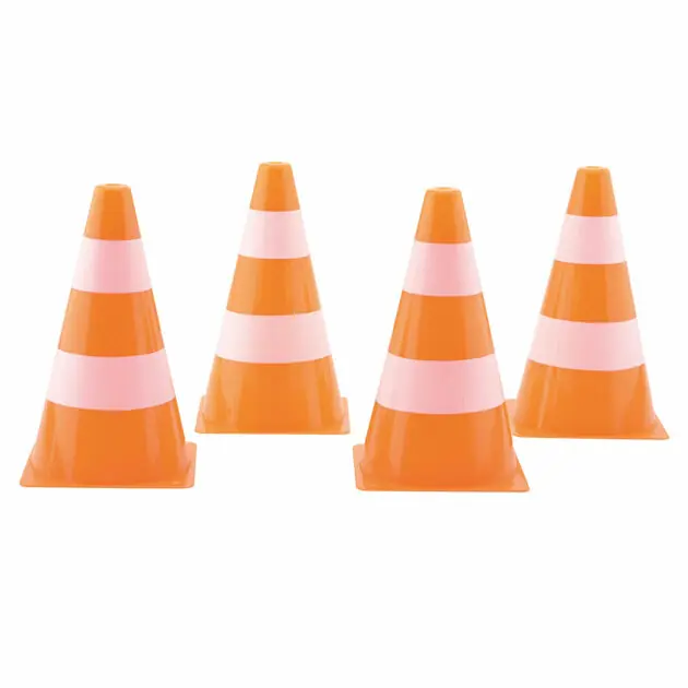 Direct Beschikbaar Sports Active Oranje Witte Pylonnen, 4st.