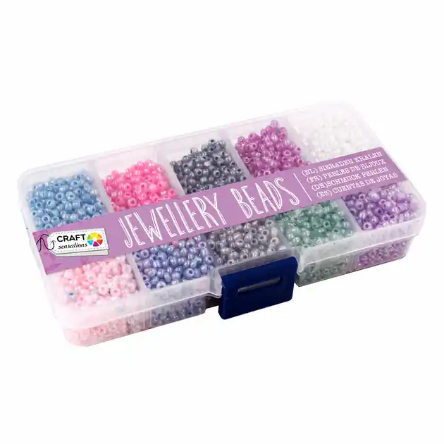 Sieraden Kralen in Opbergbak, 10 Kleuren Fabrieksprijs
