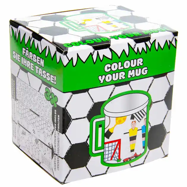 Kleur je eigen Mok Voetbal Uitverkoop