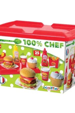 Betrouwbaar Ecoiffier 100% Chef Hamburgerset - 25dlg.