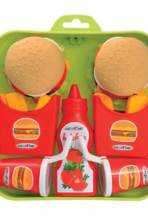 Weekendaanbieding Ecoiffier 100% Chef Hamburgerset op Dienblad
