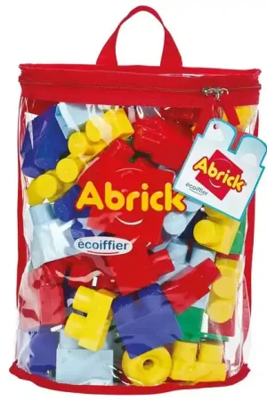 Ecoiffier Abrick Maxi Blokken in Opbergzak - 50dlg. Koopje
