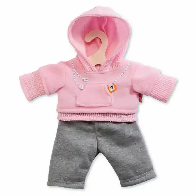 Superprijs Poppen Jogging Outfit - Roze, 28-33 cm