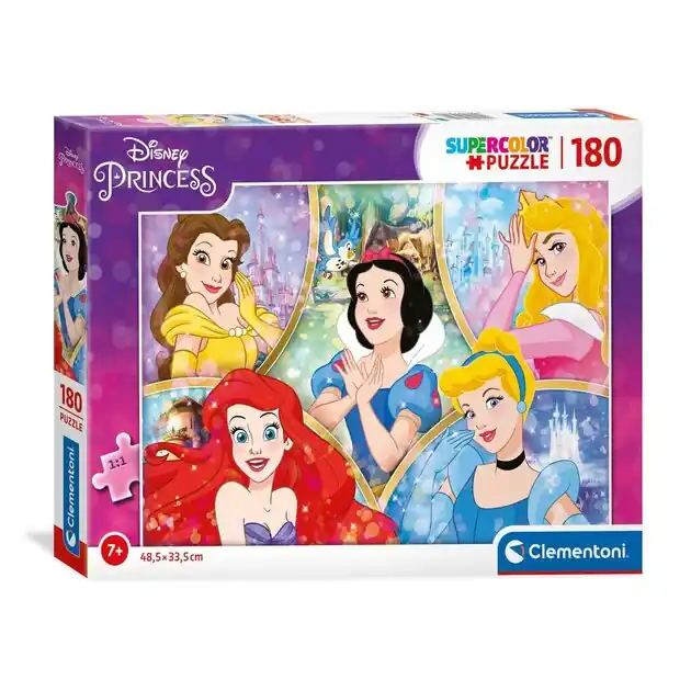 Goedkoop Clementoni Puzzel Disney Princess, 180st.