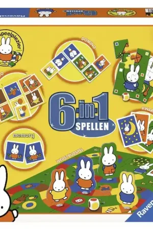 Actieprijs Ravensburger Nijntje Spellen, 6in1
