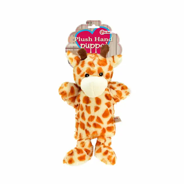 Lage Kosten Pluchen Handpop - Giraffe