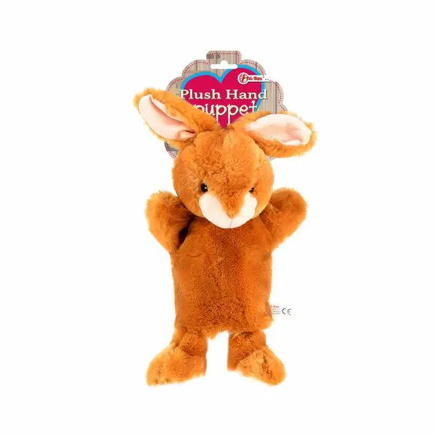 Pluchen Handpop - Konijn Actieprijs