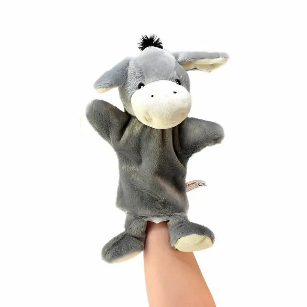 Pluchen Handpop - Ezel Bestel Nu