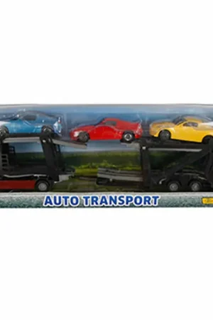 2-Play Die-cast Vrachtwagen Transporter met Auto's, 26cm Lage Kosten