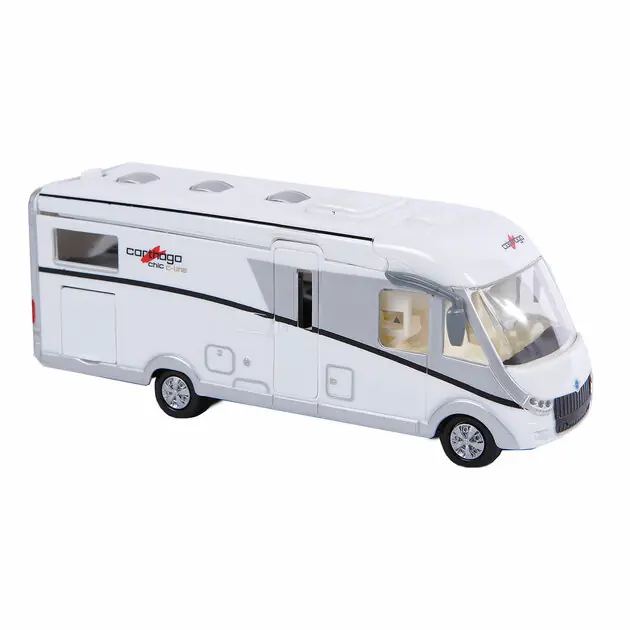 Kids Globe Die-cast Carthago Camper met Licht, 16cm Lage Prijs