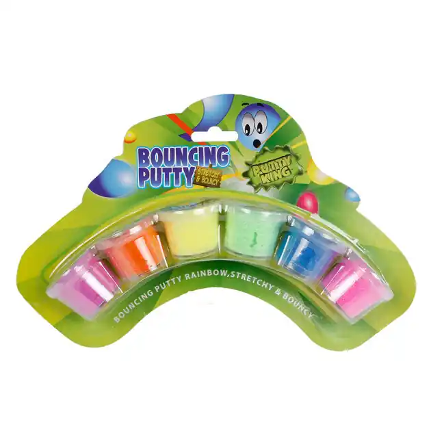 Beperkte Voorraad Putty King Bouncing Putty, 6dlg.