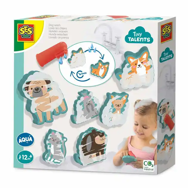SES Tiny Talents Aqua Honden Wassen Veilige Betaling