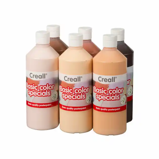 Flitsaanbieding Creall Schoolverfset Kleuren van de Wereld, 6x500ml