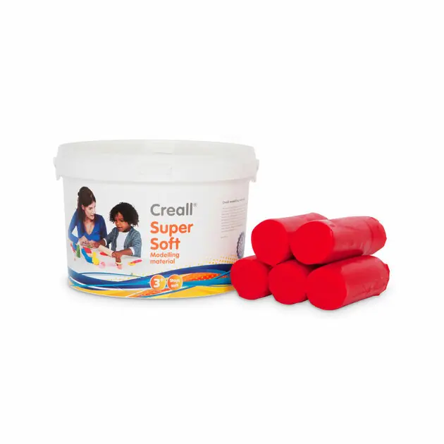 Creall Supersoft klei Rood, 1750gr. Aanbieding