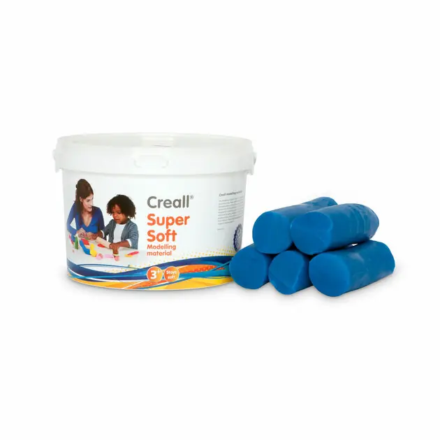 Koop Online Creall Supersoft klei Blauw, 1750gr.