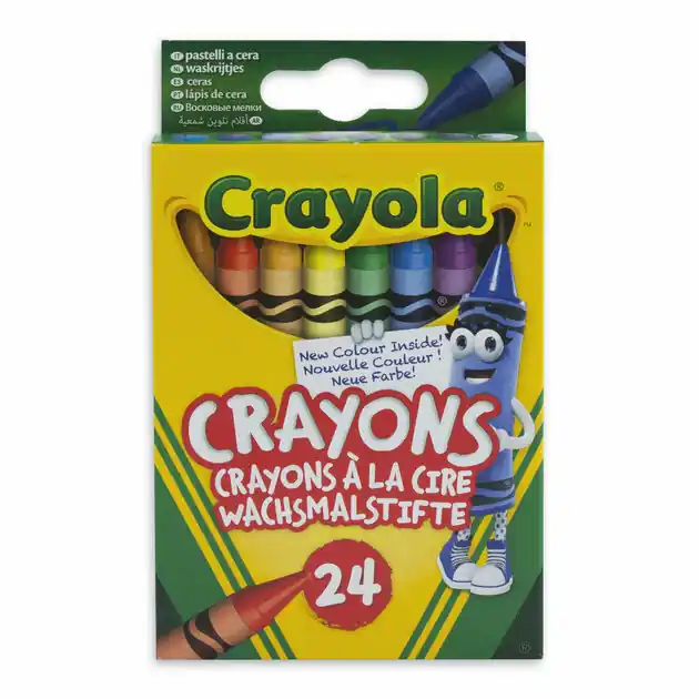 Crayola Waskrijtjes, 24st. Merkproduct