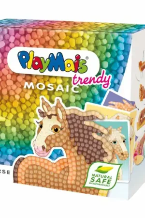 Betaalbaar PlayMais Trendy Mosaic Paarden (>3.000 Stukjes)