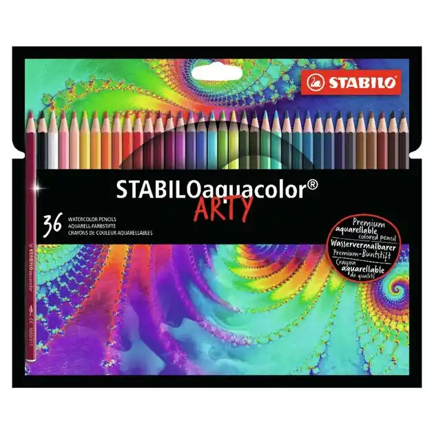 Direct Beschikbaar STABILO Aquacolor - Aquarel Kleurpotlood - ARTY - Set 36 St.