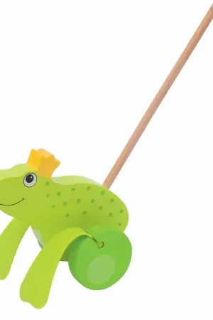 Uitverkoop Goki Duwfiguur Kikker Koning