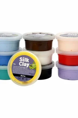 Silk Clay - Basiskleuren, 10x40gr. Shop Nu