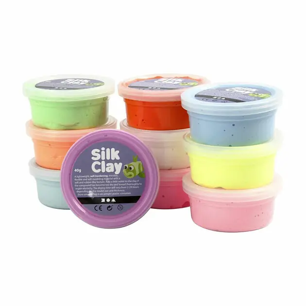 Silk Clay - Felle Kleuren, 10x40gr Meest Verkocht