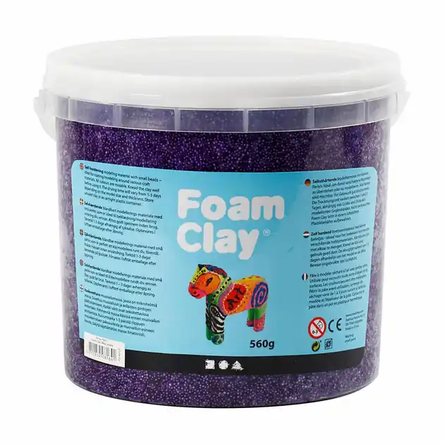 Foam Clay - Paars, 560gr. Weekendaanbieding