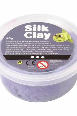 Superprijs Silk Clay - Paars, 40gr.