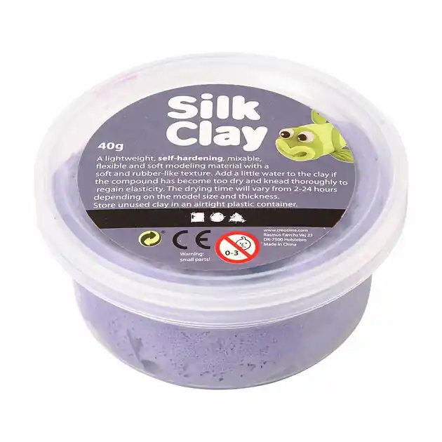 Superprijs Silk Clay - Paars, 40gr.