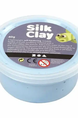 Silk Clay - Neon Blauw, 40gr. Voordeelprijs