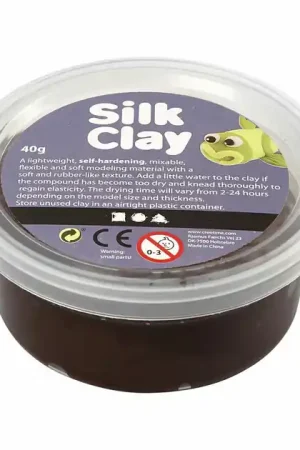Seizoensaanbieding Silk Clay - Bruin, 40gr.