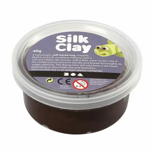 Seizoensaanbieding Silk Clay - Bruin, 40gr.
