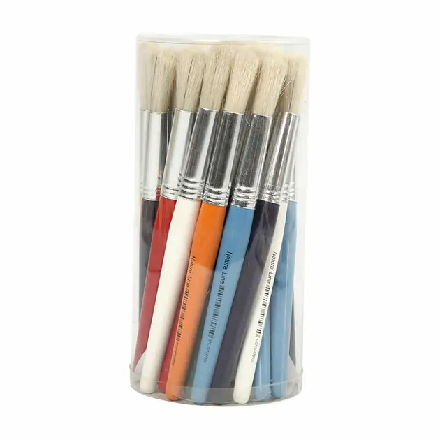 Speciale Aanbieding Ronde Kleine Kwasten, 30st.