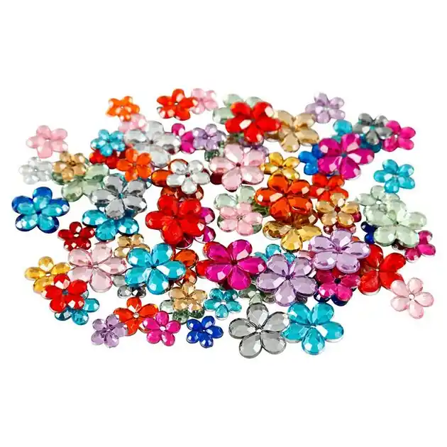 Strasstenen Bloemen, 252st. Express Levering