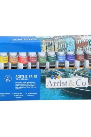 Acrylverf, 12st. Premium