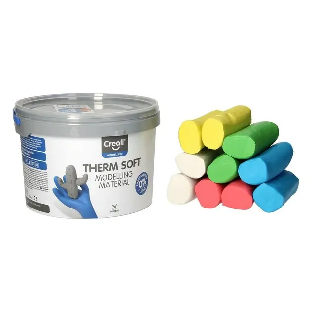Creall Therm Soft Klei - 5 Kleuren Klei - 2000gr. Bestel Nu
