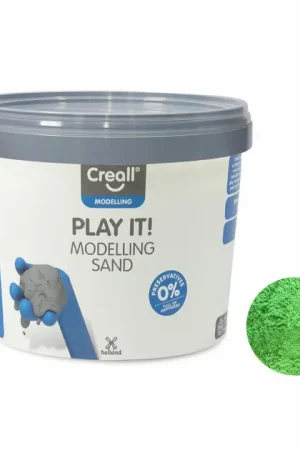 Beperkt Aanbod Creall Play It Speelzand Groen, 750gr.