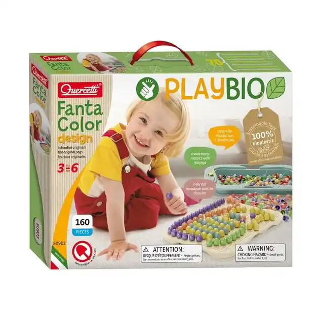 Quercetti PlayBio Fantacolor Design, 160dlg Weekendaanbieding