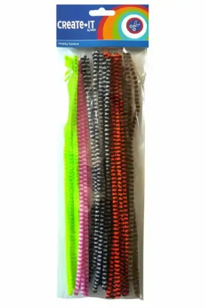 Chenille Dierenmix, 50st. Lage Kosten