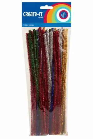 Aanbieding Chenille Glitter, 50st.