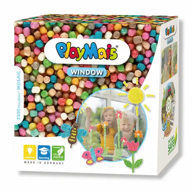 PlayMais Window Mosaic - Voorjaar, 2300dlg. Gecertificeerd