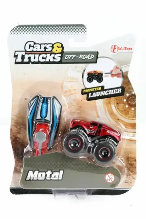 Vehicool Cars & Trucks Afschiet Mini Monster Truck Finale Uitverkoop