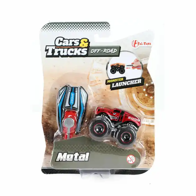 Vehicool Cars & Trucks Afschiet Mini Monster Truck Finale Uitverkoop