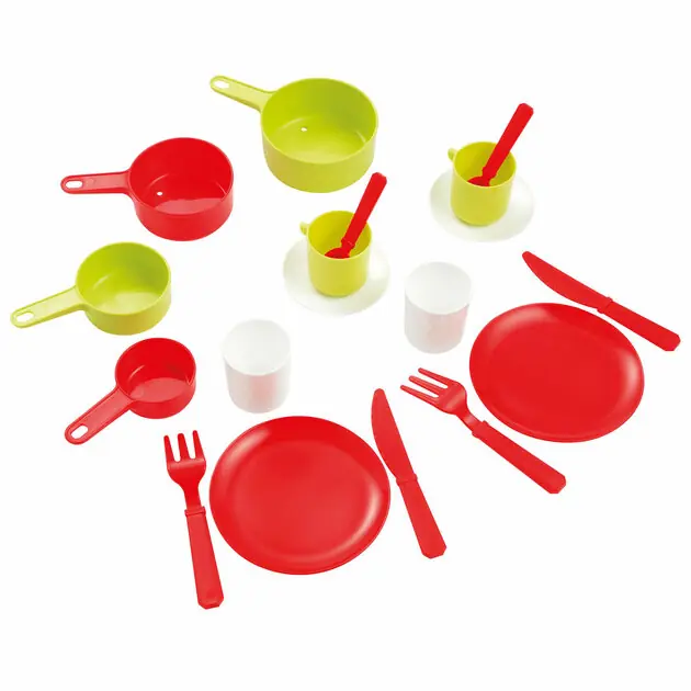 Ecoiffier 100% Chef Pan met Servies Gratis Retour