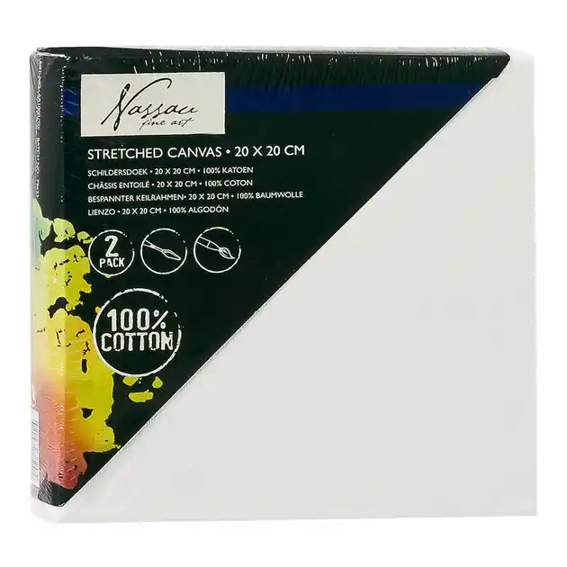Express Levering Schilder Canvas 20x20cm, 2st.