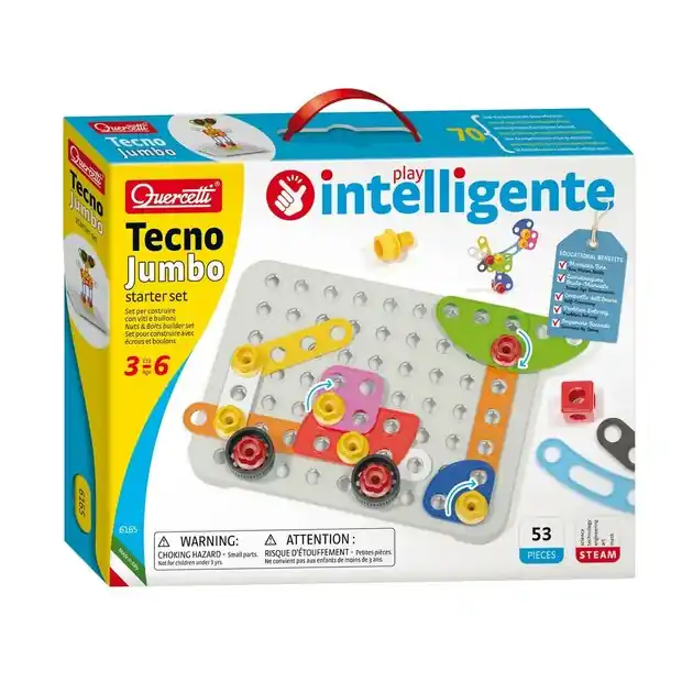 Koop Vandaag Quercetti Tecno Jumbo Starter Set, 52dlg