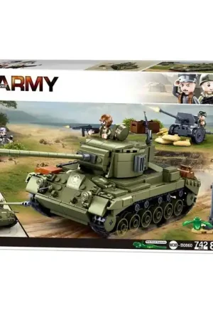 Sluban Army - Medium Tank Groen - 742dlg. Exclusieve Aanbieding