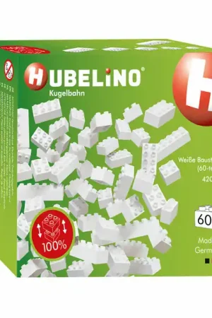 Hubelino Bouwstenen Wit - 60dlg. Gecertificeerd